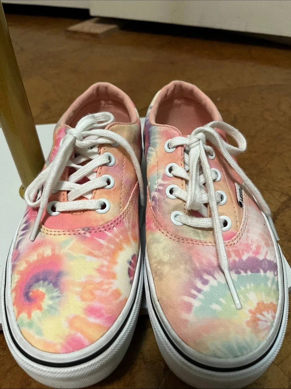 Vans Women’s Tie-Dye Pastel Lace-Up Sneakers Sz 5.0
